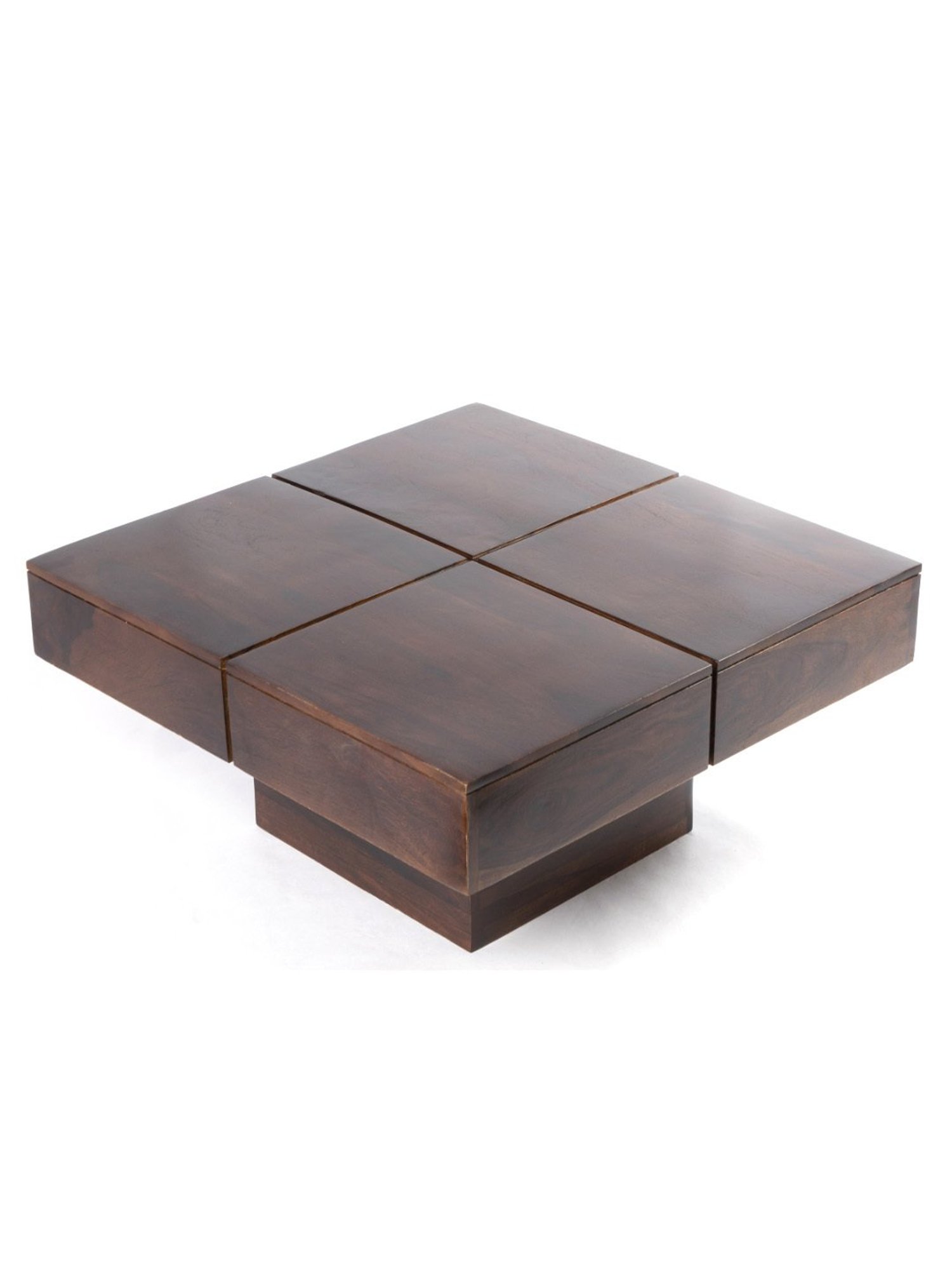 Glass Oval Living Room Metal Coffee Table - Saracina Home