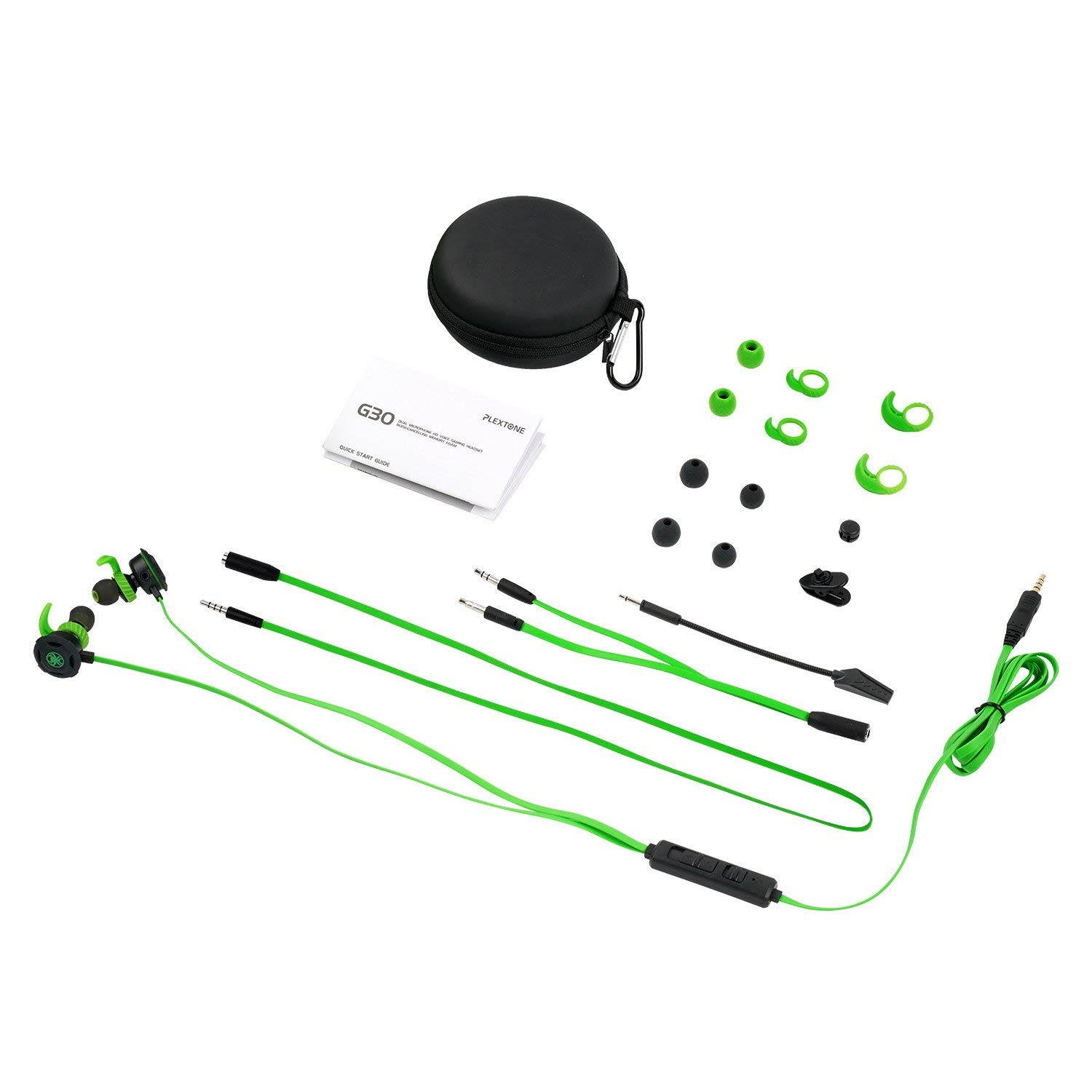 Wired Gaming Earphone 3.5 MM E-Sport Earphone Noise Cancelling Stereo Bass Gaming Headphone With Adjustable Mic for PS4, Xbox One, Laptop, Cellphone, PC