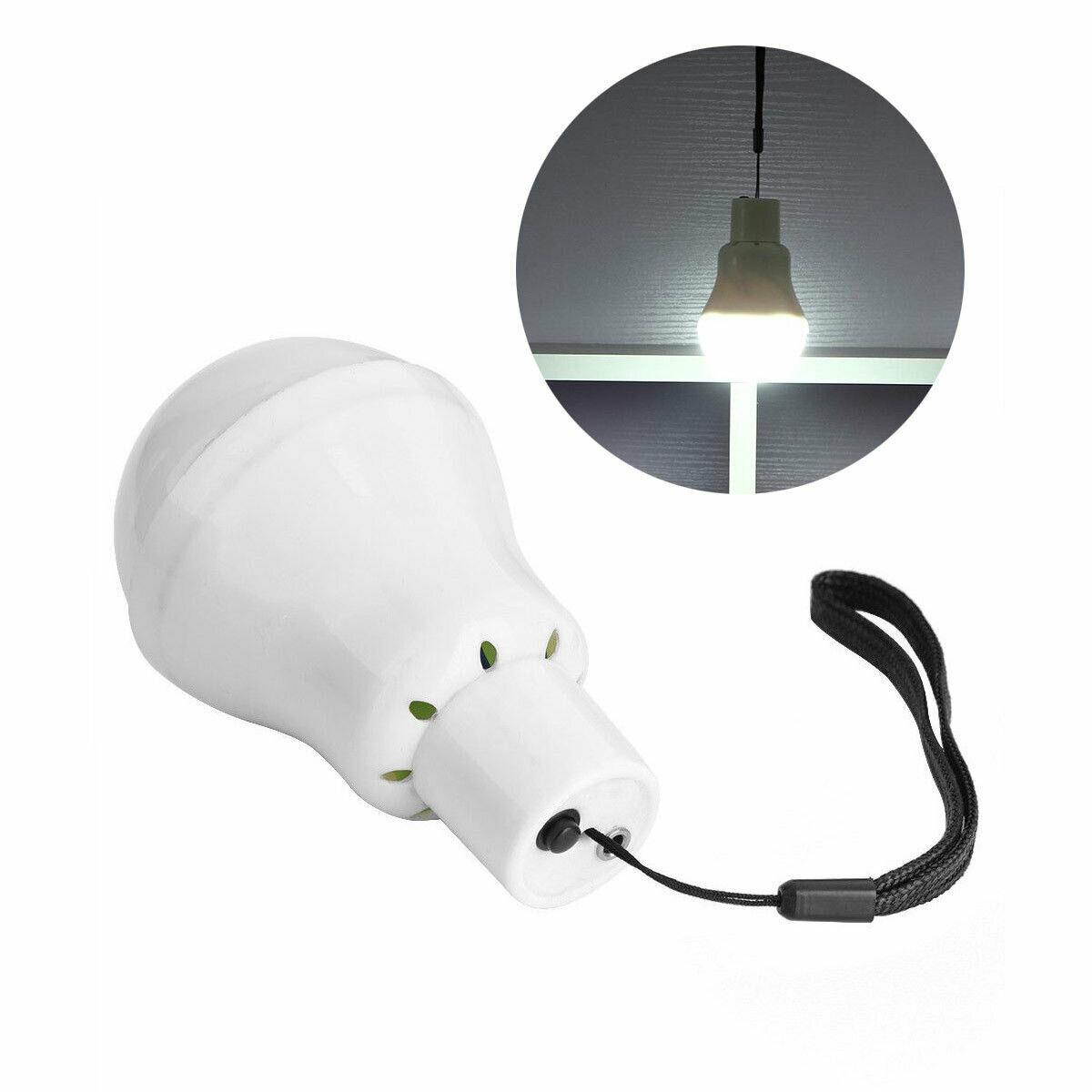 Portable Bulb Outdoor Indoor Solar Powered Panel LED Lighting System Lights 15W