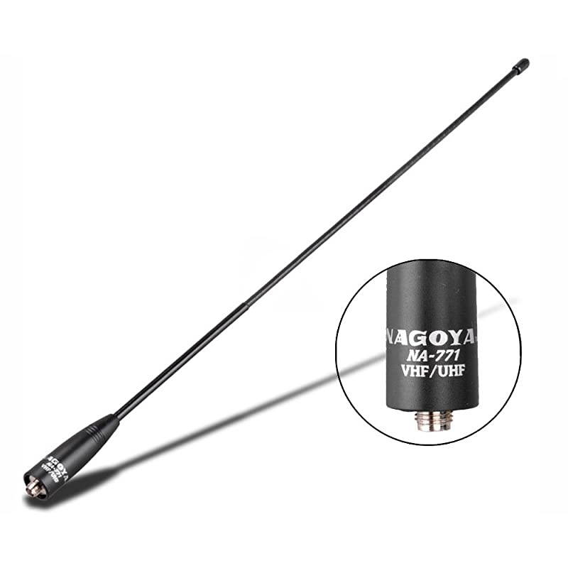 Authentic Genuine Nagoya NA771 156Inch Whip VHFUHF 144430Mhz Antenna SMAFemale for  and BaoFeng Radios