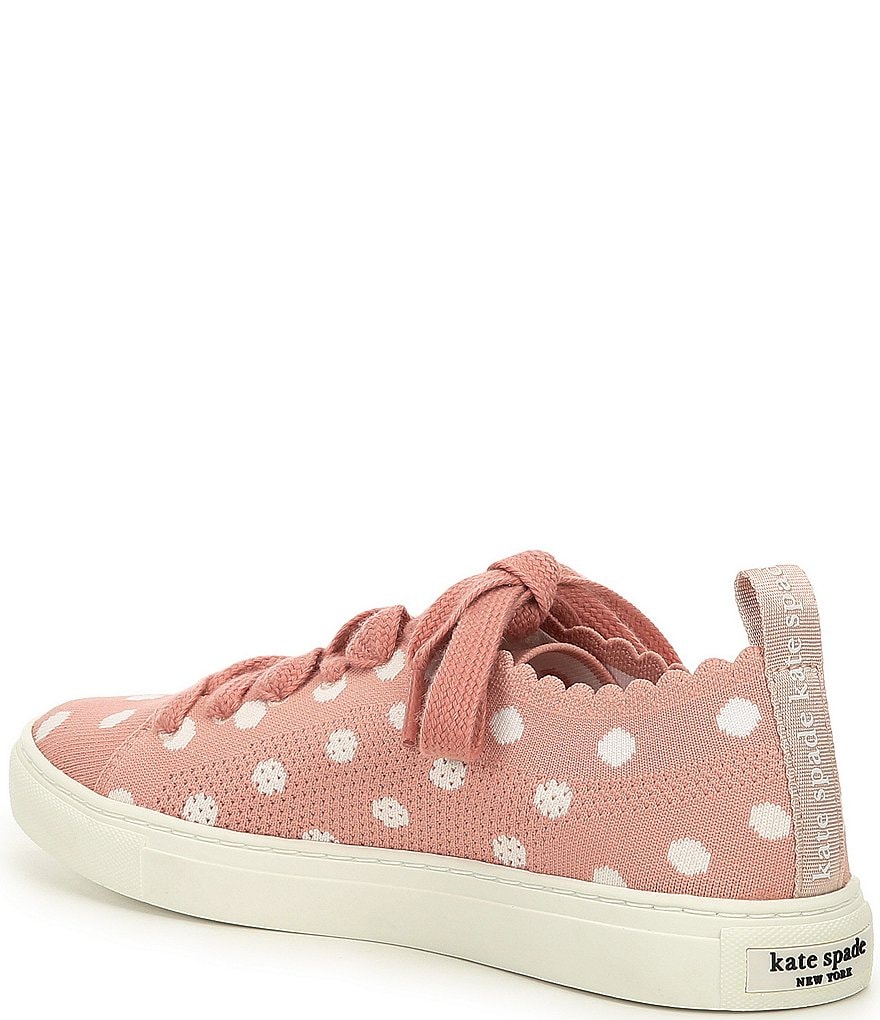 kate spade new york Abbie Dot Knit Lace-Up Sneakers