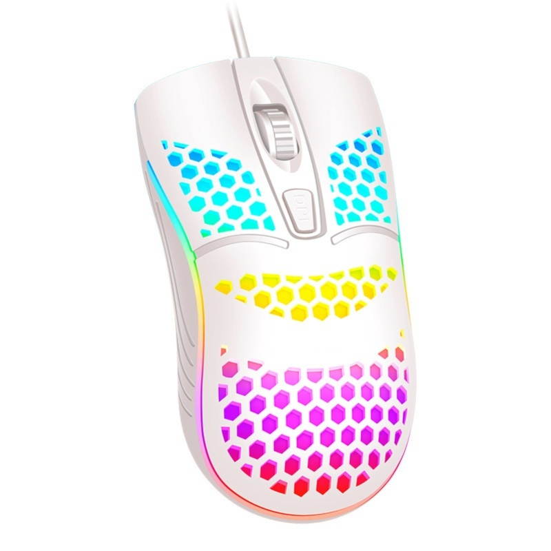Lightweight Colourful Breathing Light Home Office Computer Wired Gaming Mouse