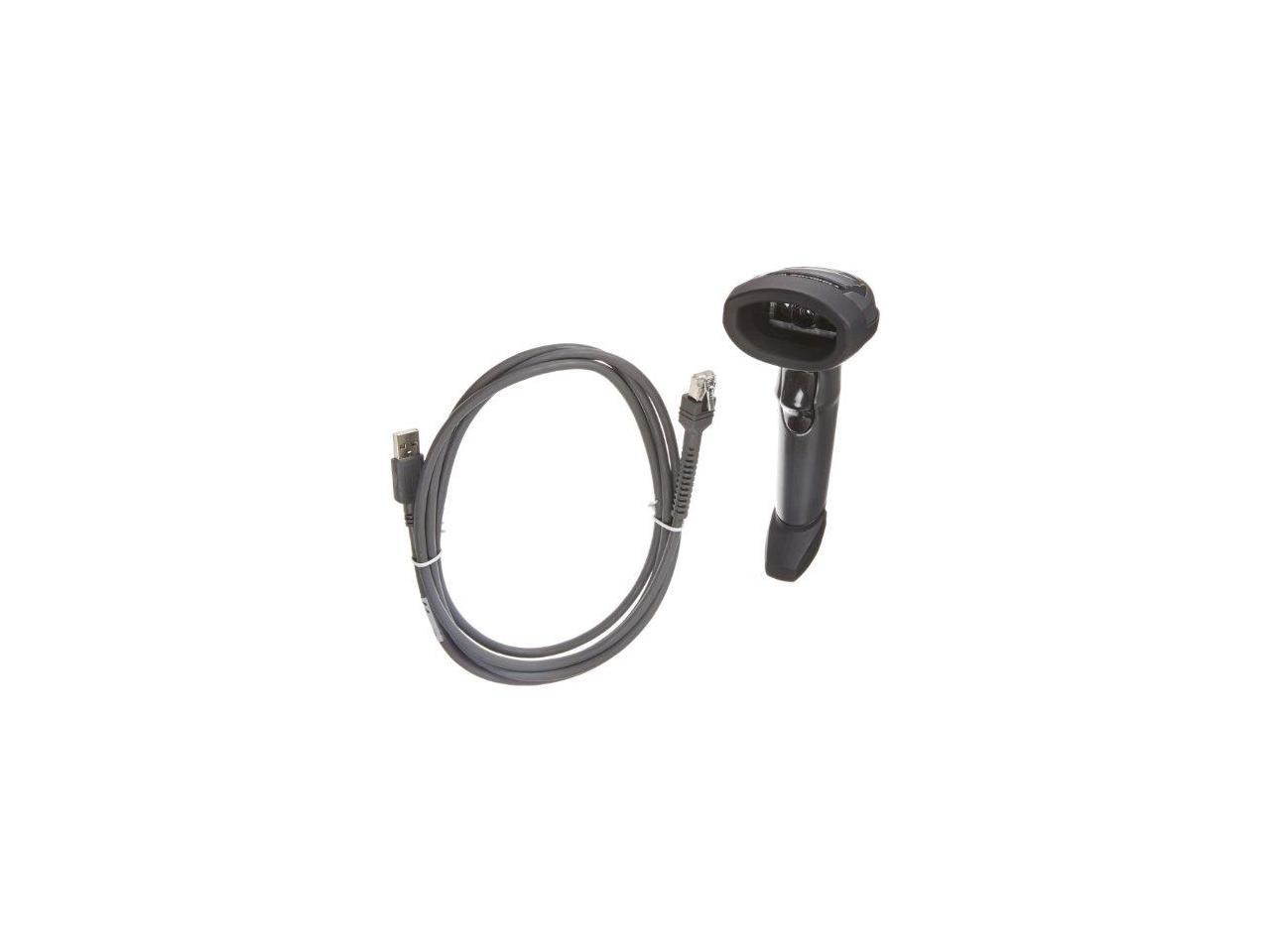 Zebra Symbol LI2208 Series 1D barcode scanner General Purpose Corded Linear Imager Barcode Scanner, USB Kit, Black - LI2208-SR