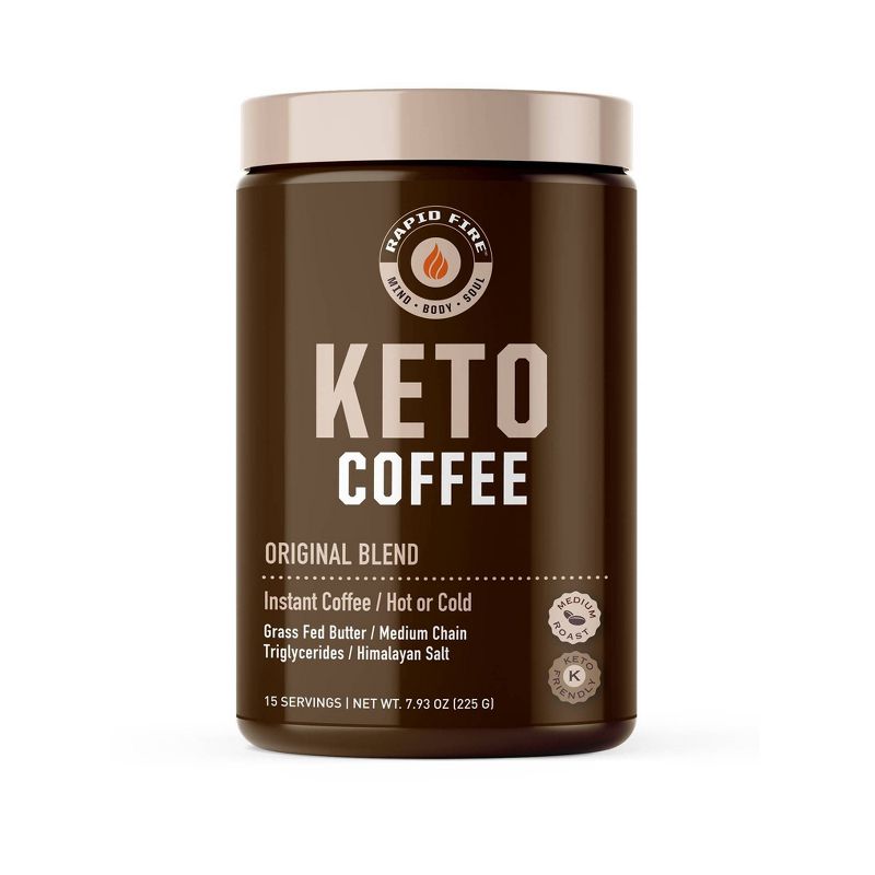 Rapid Fire Ketogenic Original Blend Light Roast Coffee - 7.93oz