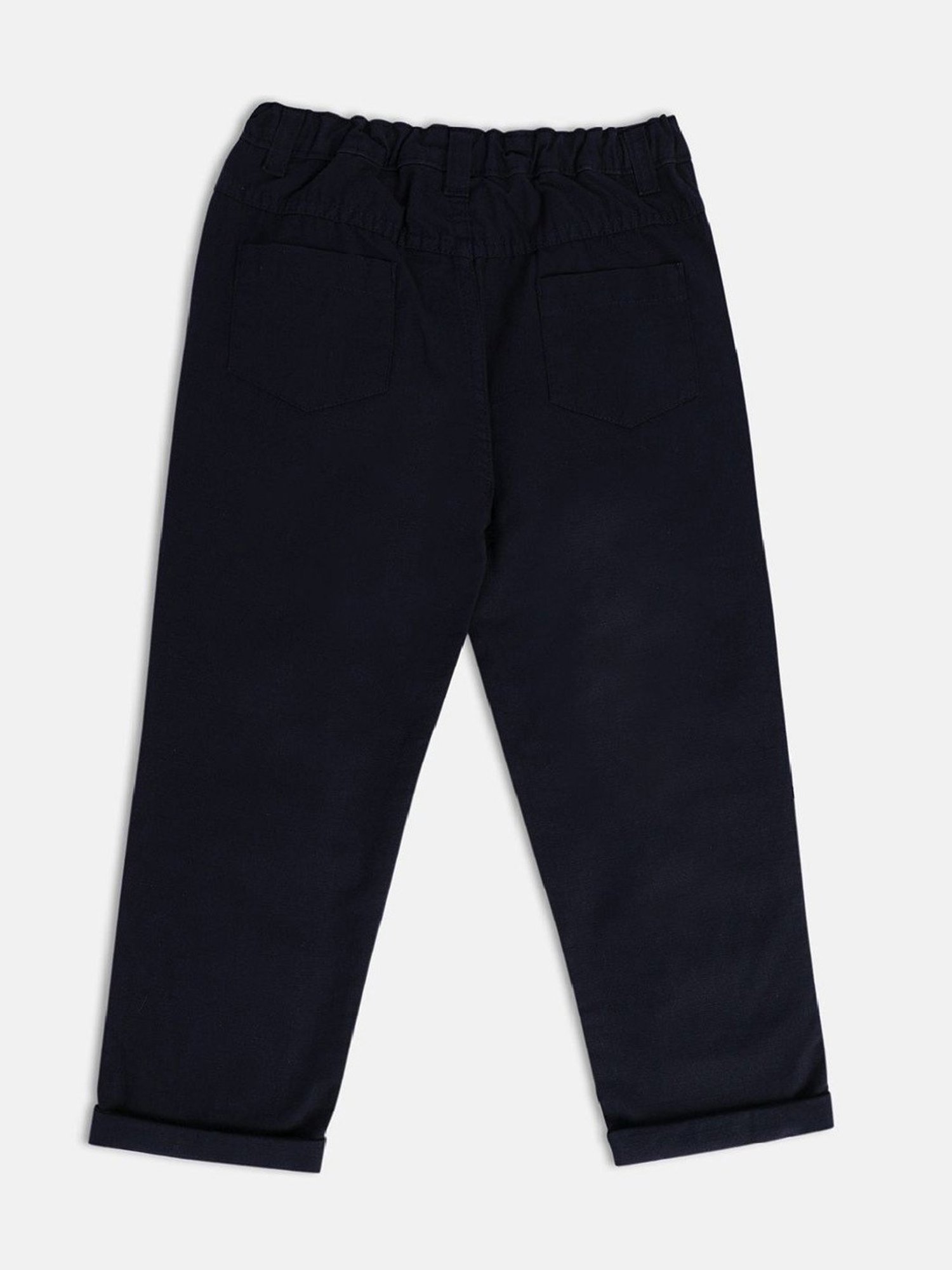 MINIKLUB Boys Navy Solid Pants