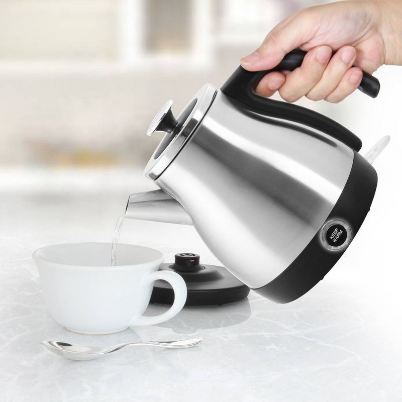 Chantal  28oz Keep Warm Electric Kettle - Brushed Stainless Steel