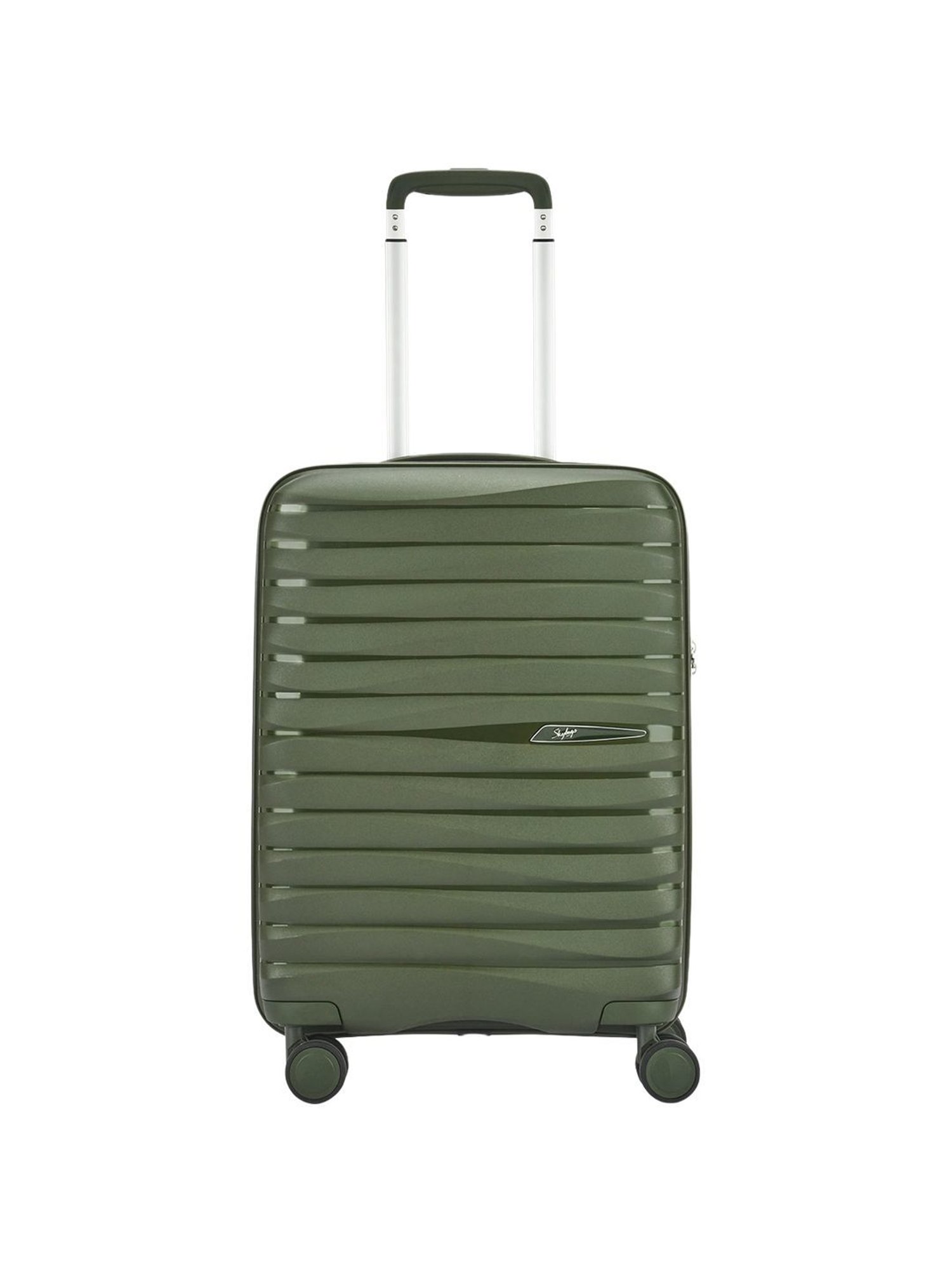 Skybags FLOAT Green 8 Wheels Hard Cabin Trolley Bag 37.5