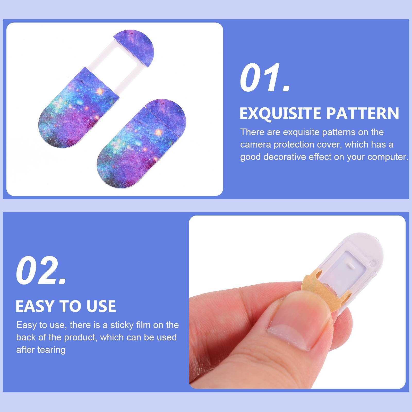 4PCS Portable Durable Creative Camera Protector Webcam Cover Web Camera Cover for Camera Cover Protect Webcam