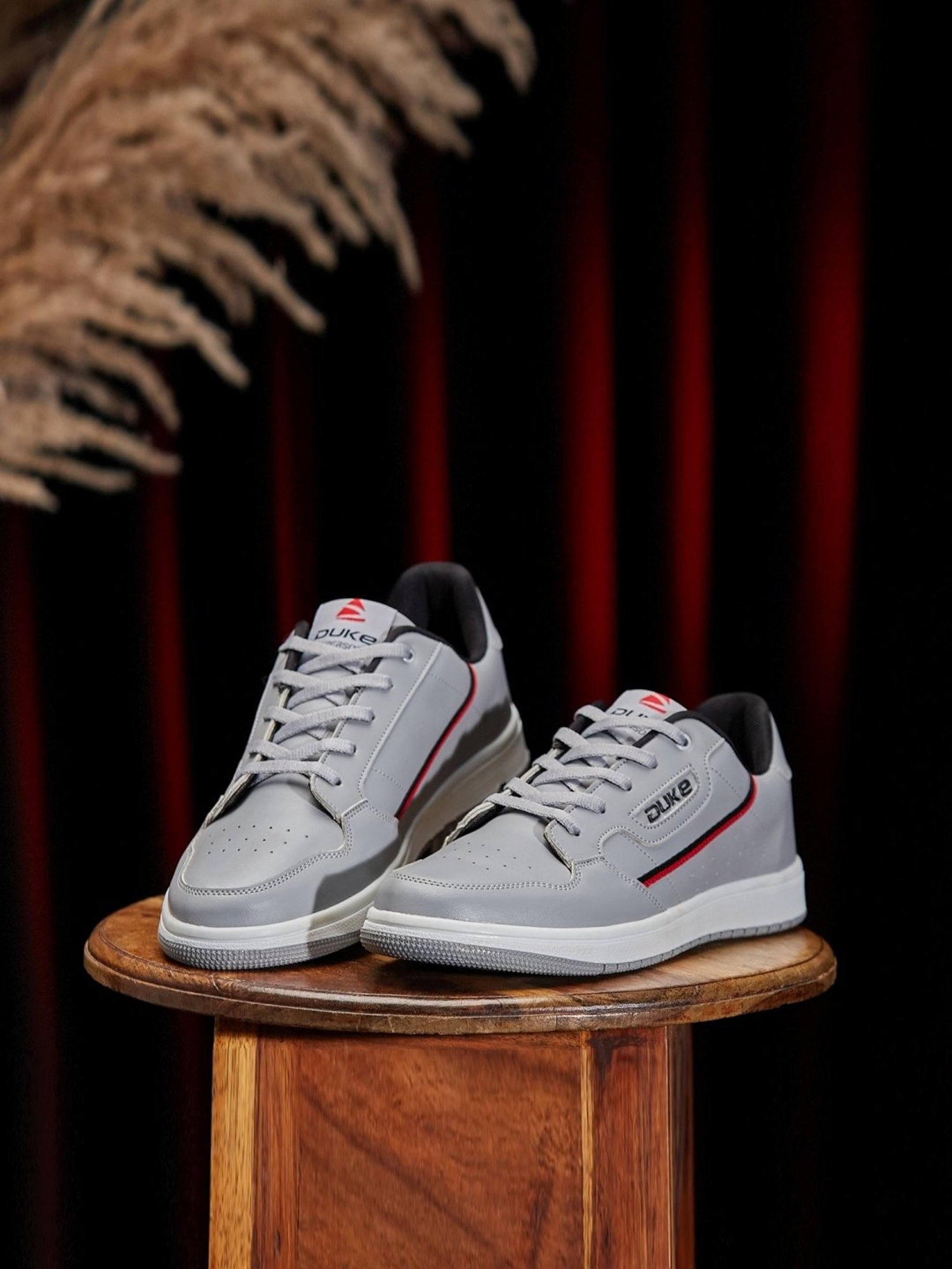 Duke Men's Grey Casual Sneakers