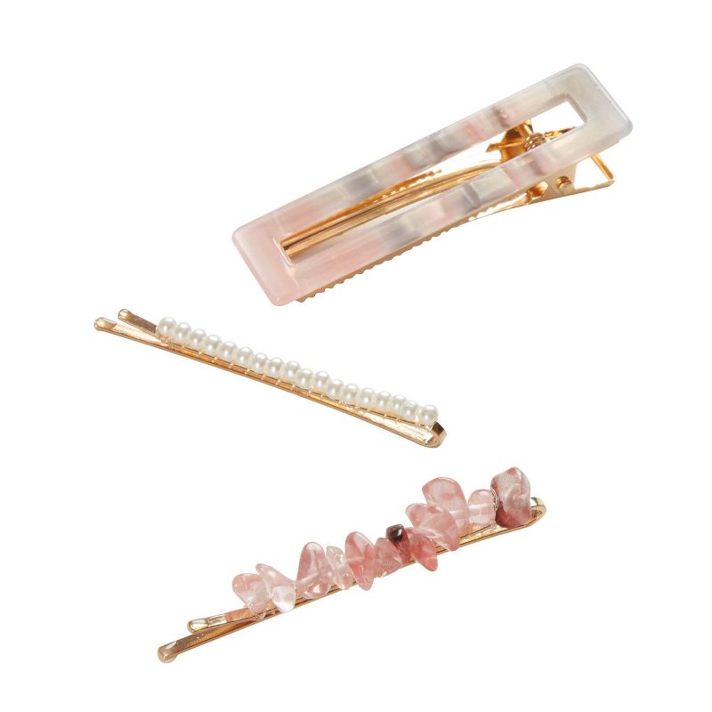 scunci Trend Collection Clips - 3pc