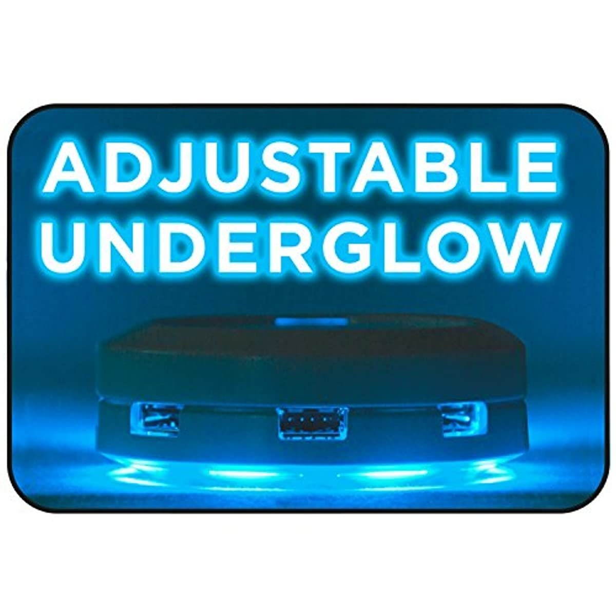 ChargeHub X7-7-Port USB Charger Desktop Charging Station 2.4A Per Port/44W - SmartSpeed Technology for iPhone X/8/7/6 Plus, iPad, Galaxy S9/S8/S7, Nexus, LG & Other Devices - Round (Black)