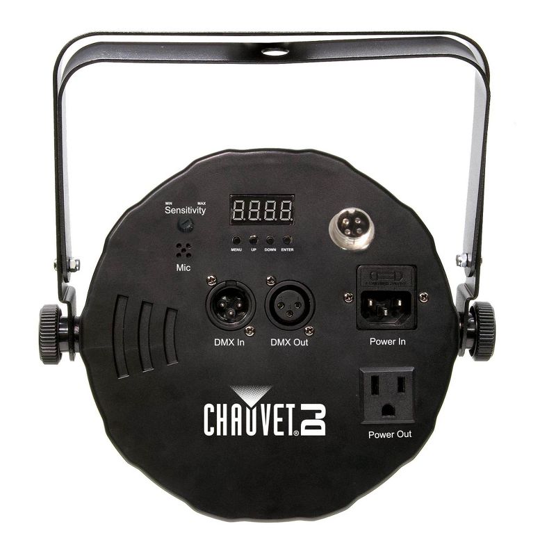 Chauvet 4 SlimPar 56 LED DMX Can Lights + 4 10-Foot Cables + Case + Controller