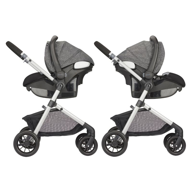 Cybex Eezy S+2 Travel System with Aton 2 Infant Car Seat - Deep Black