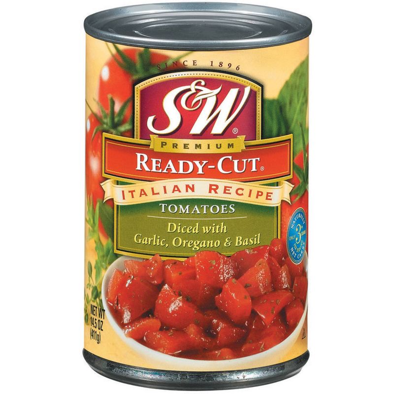 S&W Diced Italian Tomatoes 14.5oz