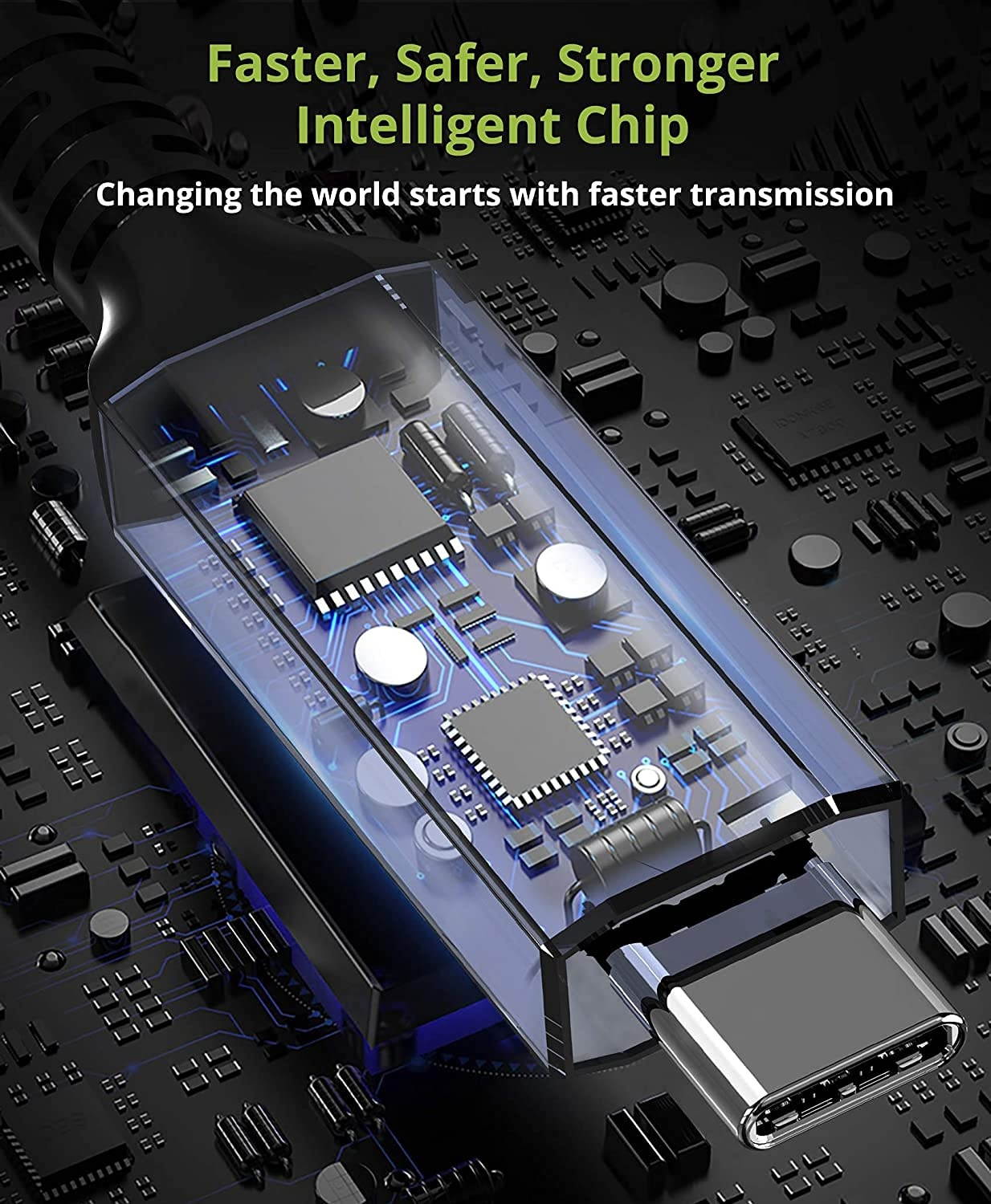 Thunderbolt 3 Cable 5ft (USB-C to USB-C) BrexLink 40Gbps Data Transfer/ 100W 5A Charging/ 5K@60Hz Type-C Compatible with External SSD eGpu USB-C Docking Station MacBook (Black)