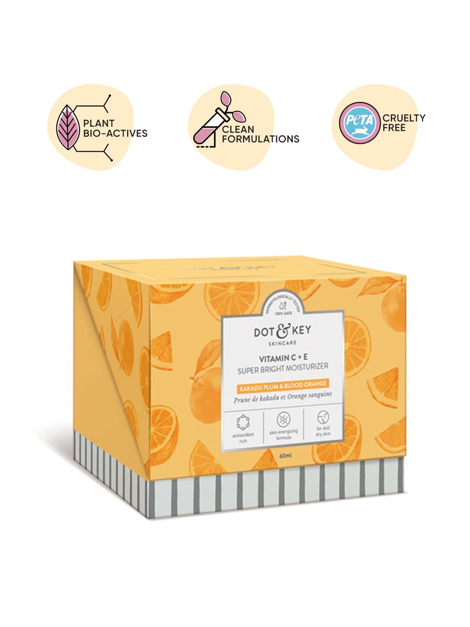 Dot & Key Orange Vitamin C and E Super Bright Moisturizer - 60 ml