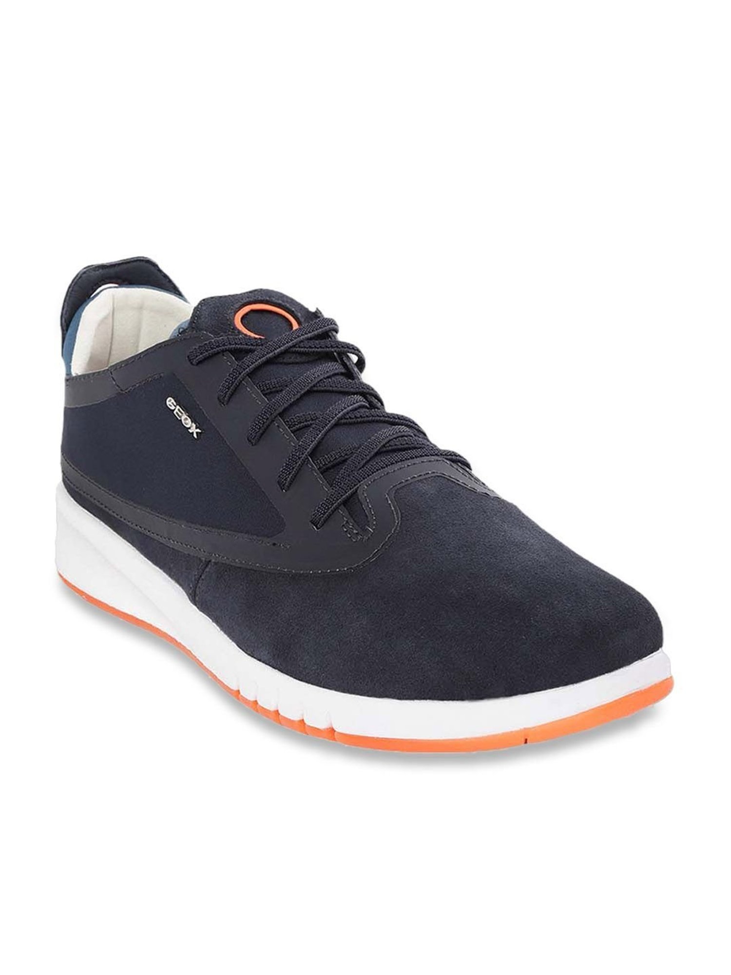 Geox Men's Navy Casual Sneakers