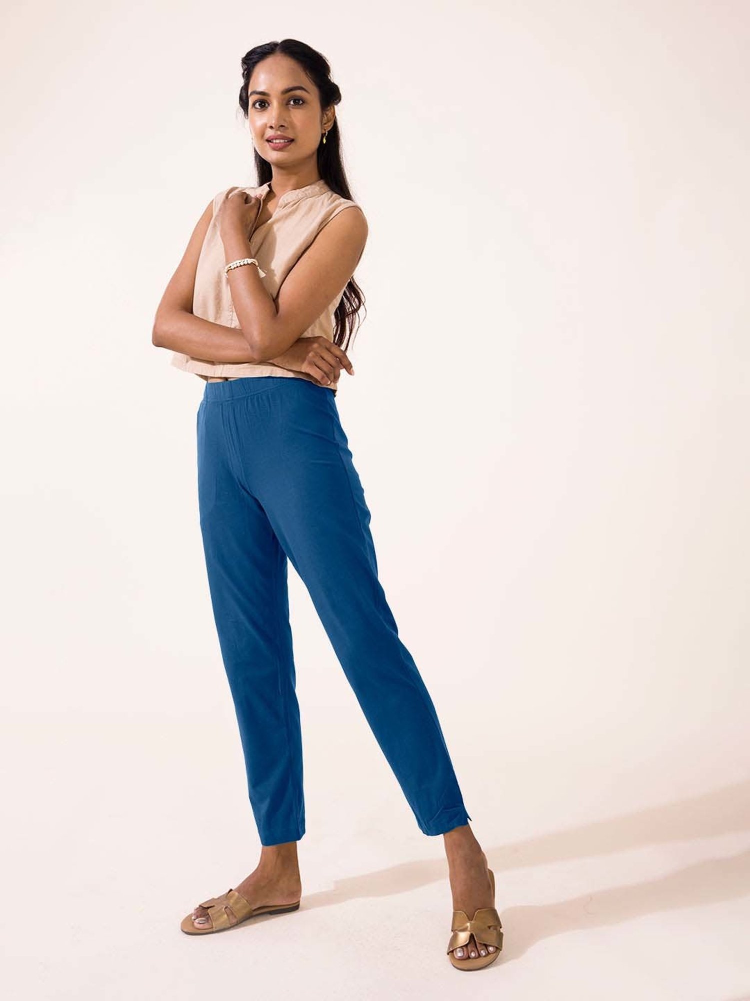 Go Colors! Blue Cotton Pants