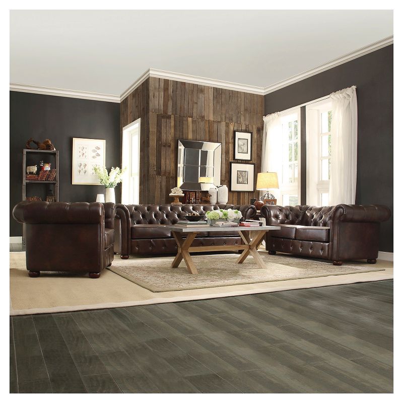 Chesterfield Armchair Chocolate - Inspire Q