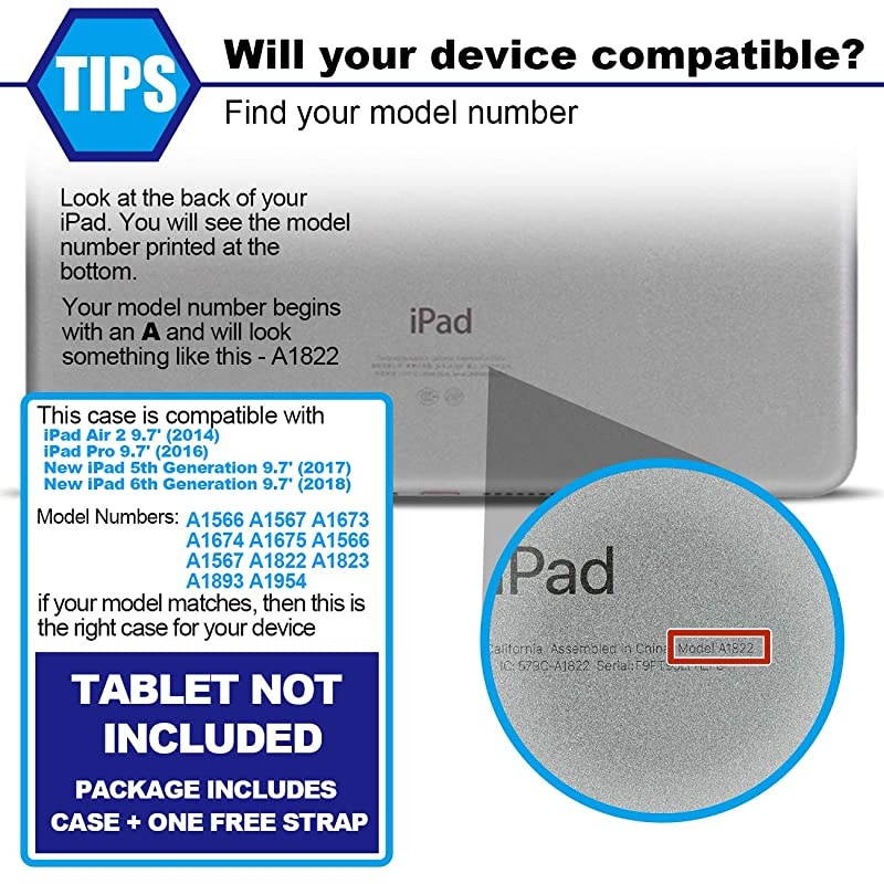 Case for iPad 6th5th Generation FullBody Protection with 360 Degrees Rotating Stand Pencil Holder Hand Strap for iPad 5th6th Air 2 Pro 97Green+Black