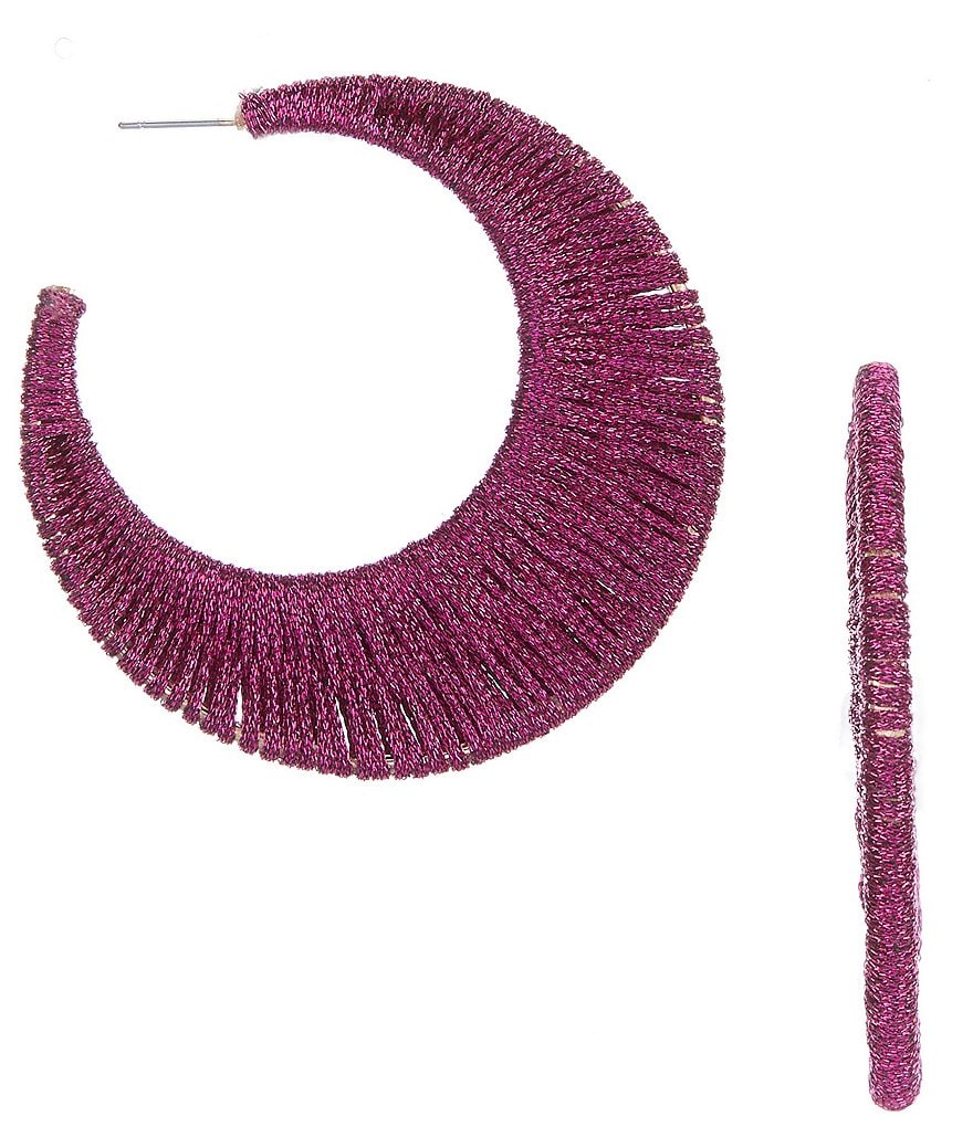 Anna & Ava Woven Hoop Earrings