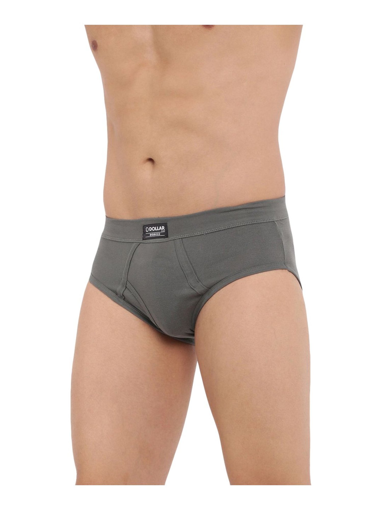 Dollar Bigboss Assorted Color Cotton Briefs (Pack Of 3)