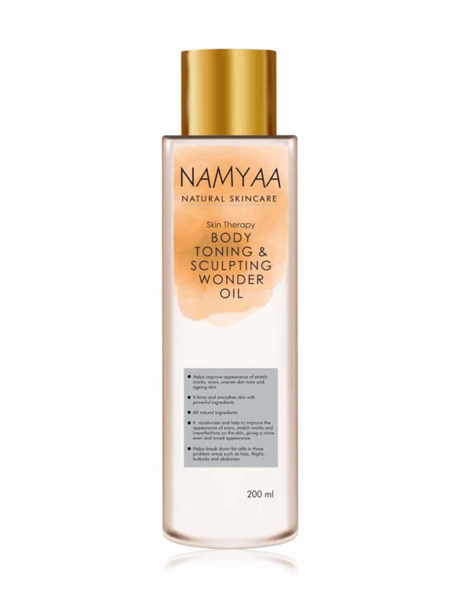 Namyaa Natural Science Body Toning and Sculpting Wonder Oil - 200 ml