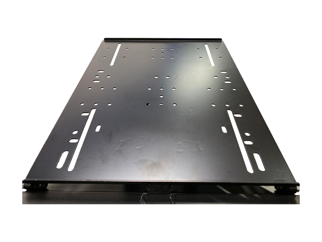 GTR Racing Simulator GTAF-BLK-S105LWHTRD - GTA-F Model (Black) Triple or Single Monitor Stand with White/Red Adjustable Leatherette Seat, Racing Simulator Cockpit gaming chair Single Monitor Stand