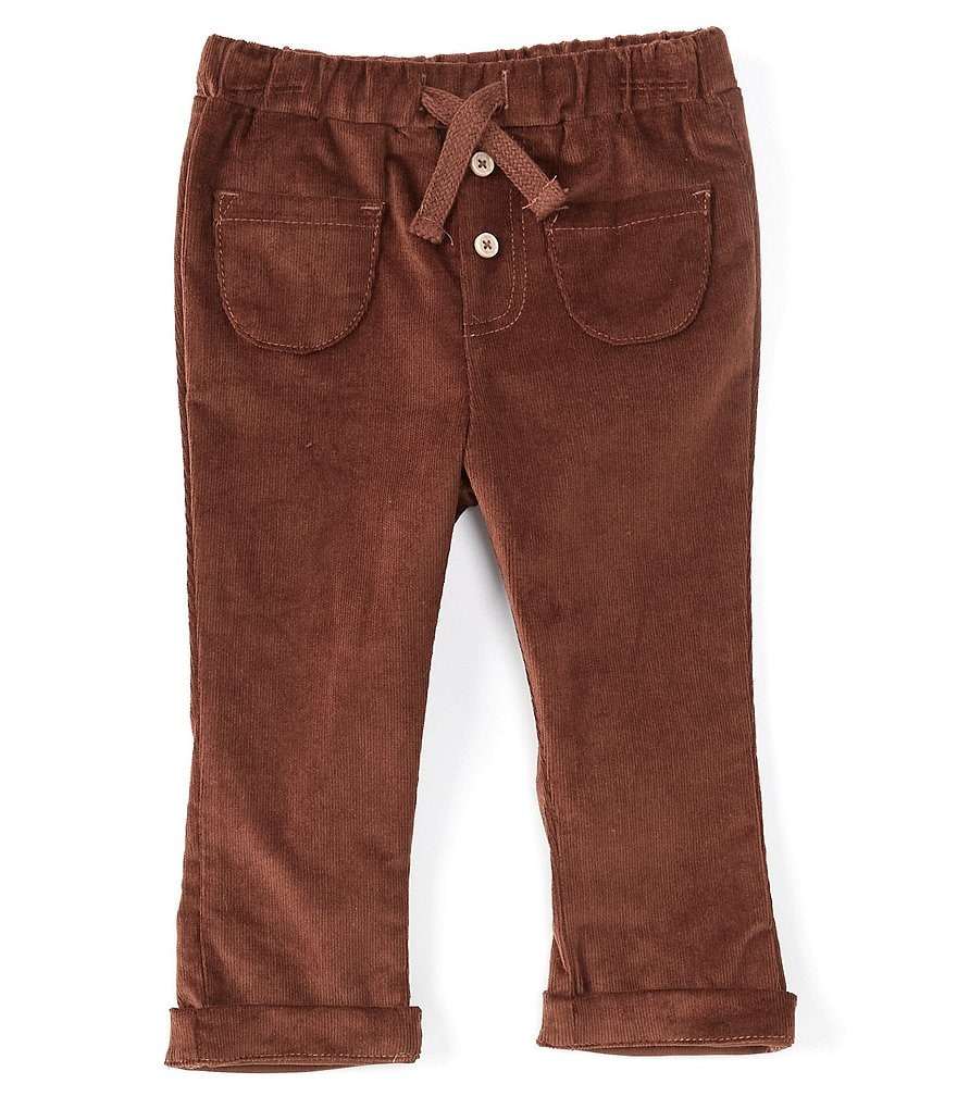 Edgehill Collection Baby Boys 3-24 Months Flat Front Linen Shorts