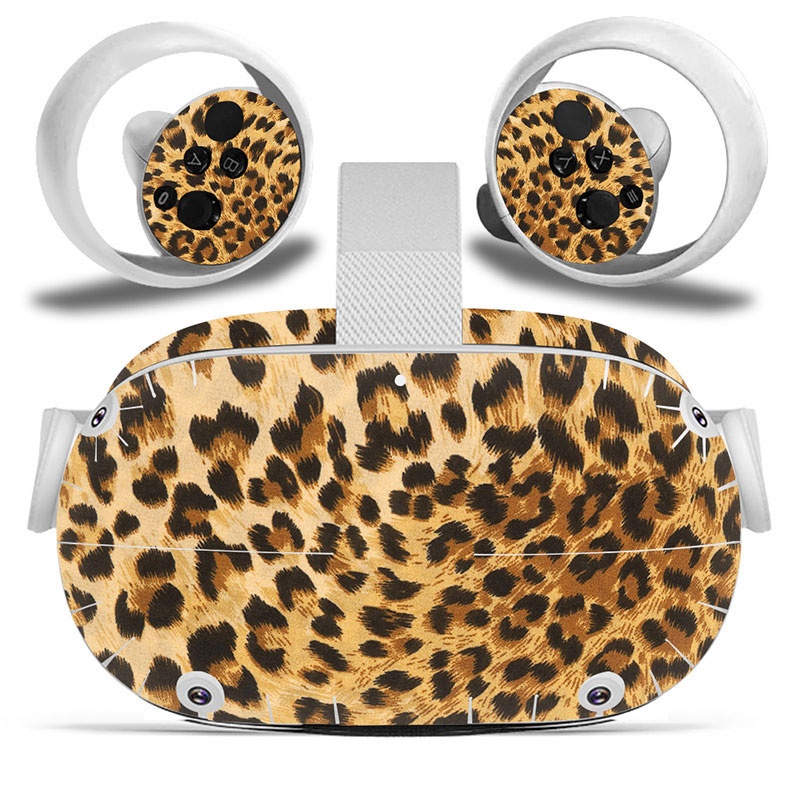 Amify Vinyl Skin Sticker for Oculus Quest 2 VR Headset Controller PVC Decals Cute Cartoon Wrap Cover for Oculus Quest 2 Accessories