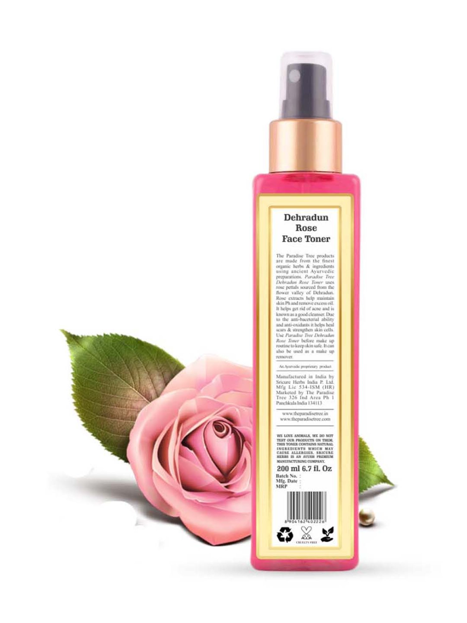 The Paradise Tree's Dehradun Rose Face Toner - 200 ml