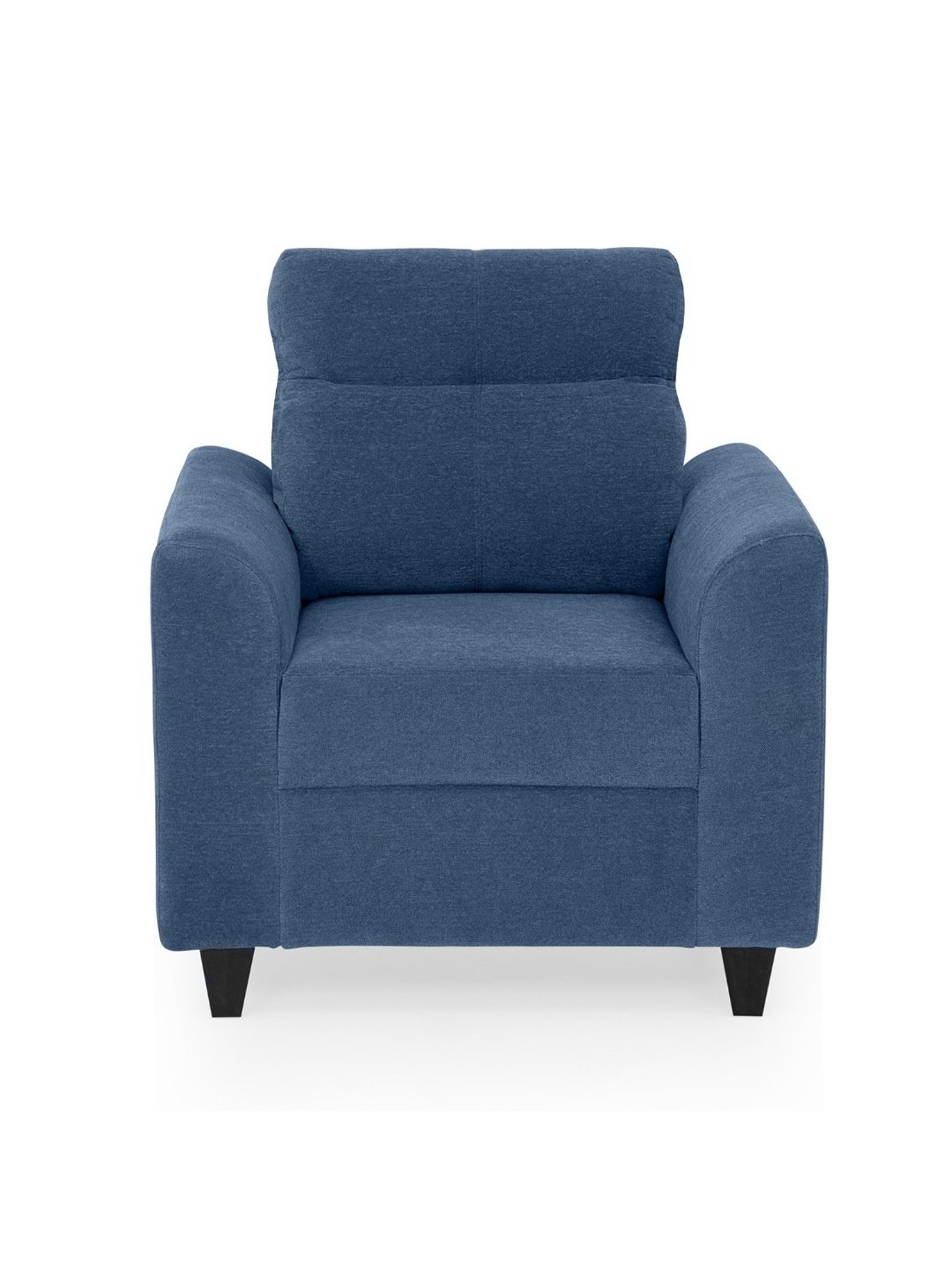 Durian Berry Black Premium Leatherette 2 Seater Sofa