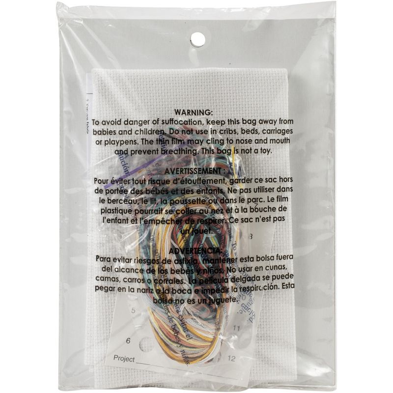 Bucilla Counted Cross Stitch Kit 10.5"X13.5"-Up, Up & Away Birth Record (14 Count)