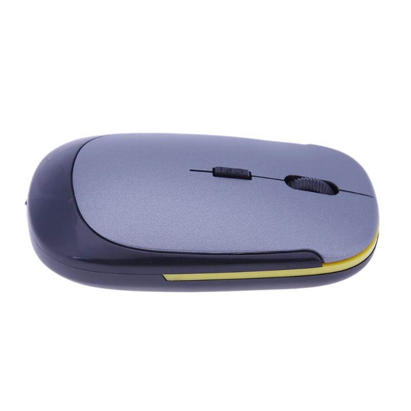 HXSJ Ergonomic Optical Office 2.4G Wireless Gaming Mouse Mice Adjustable 2400 DPI with 6 Buttons for Laptop PC Notebook Computer