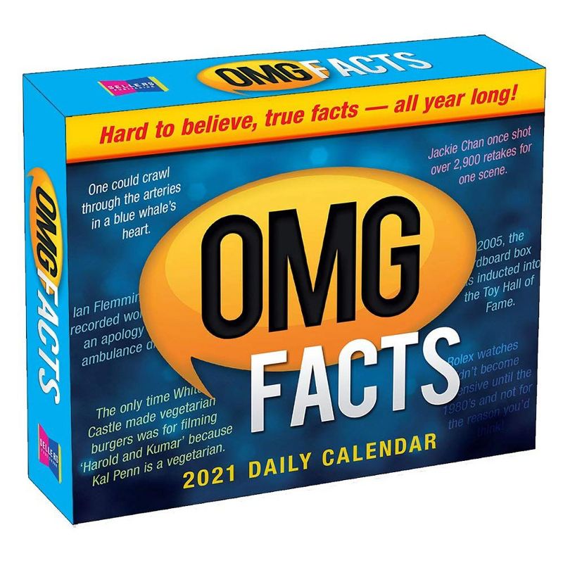 Sellers Publishing 2021 OMG Facts Boxed Daily Calendar [Calendar] Spartz Media