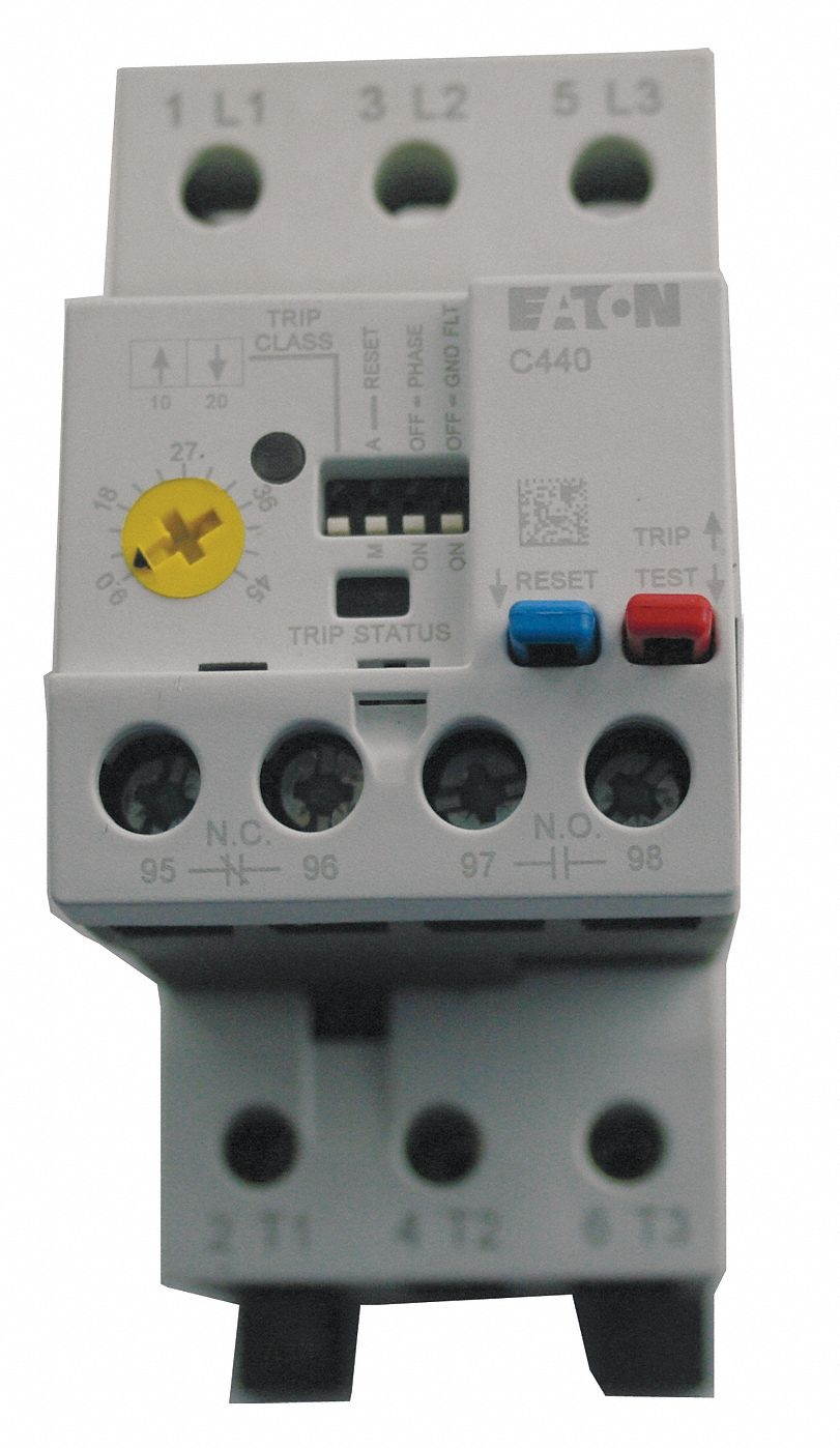 EATON XTOE1P6CCSS Ovrload Rely,0.33 to 1.65A,Electronic,3P
