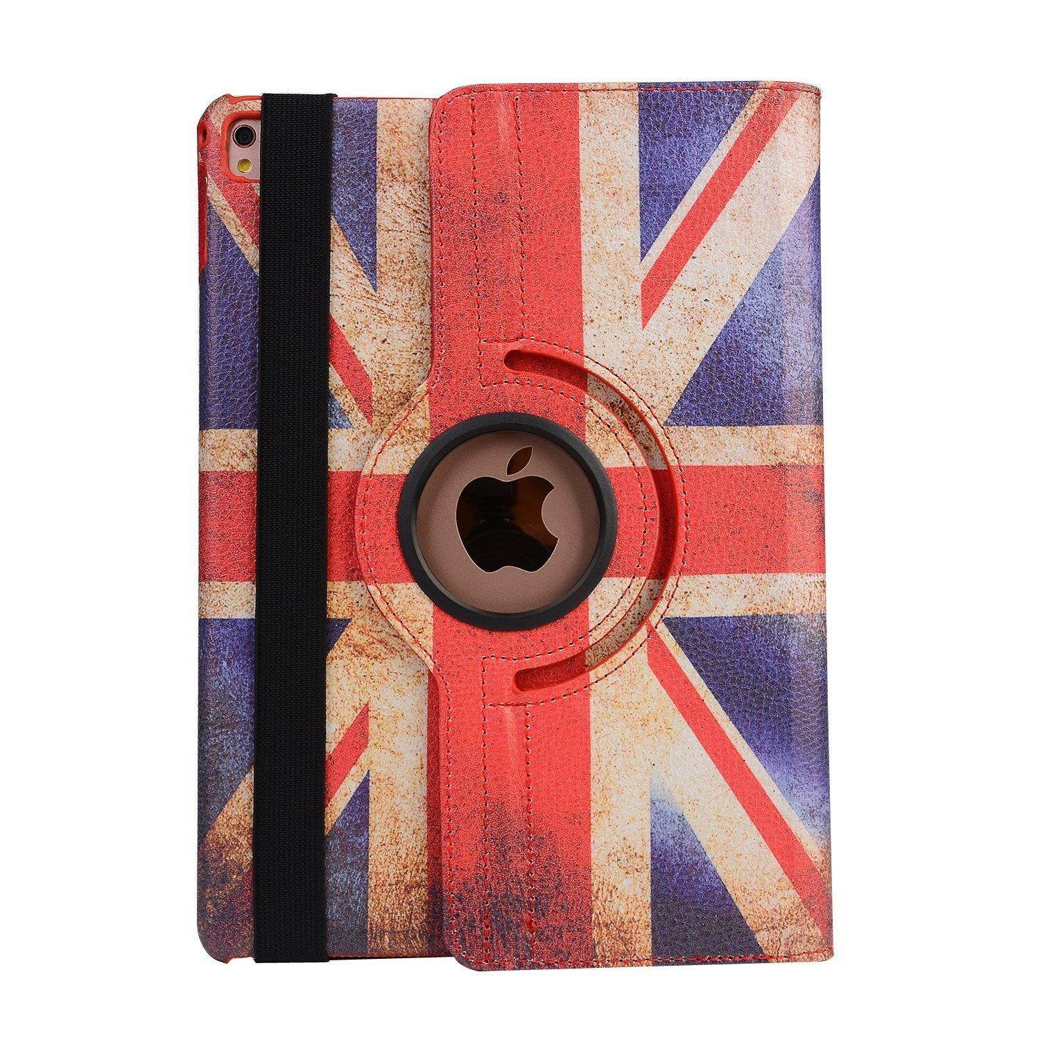 7.9 inch iPad Mini Case,TechCode New 360 Degrees Rotating Stand Smart Case Cover Polka Dot Pattern Case for iPad Mini 1 iPad Mini 2 iPad Mini 3