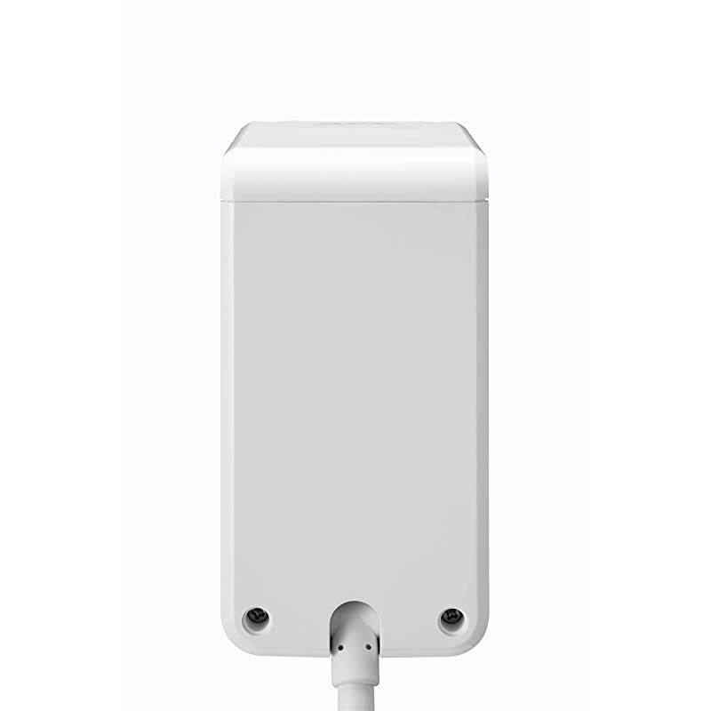 Desk Mount Power Station PE6U21W UShaped Surge Protector with USB Ports 3 Desk Clamp 6 Outlet 1080 Joules White