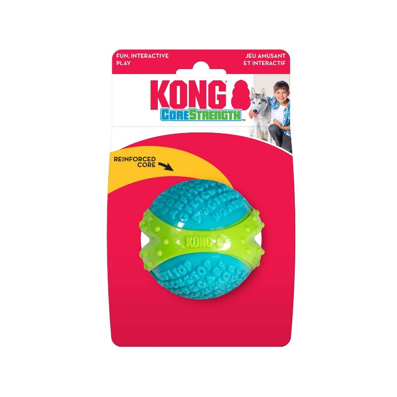 KONG Core Strength Ball Dog Toy - Blue - L