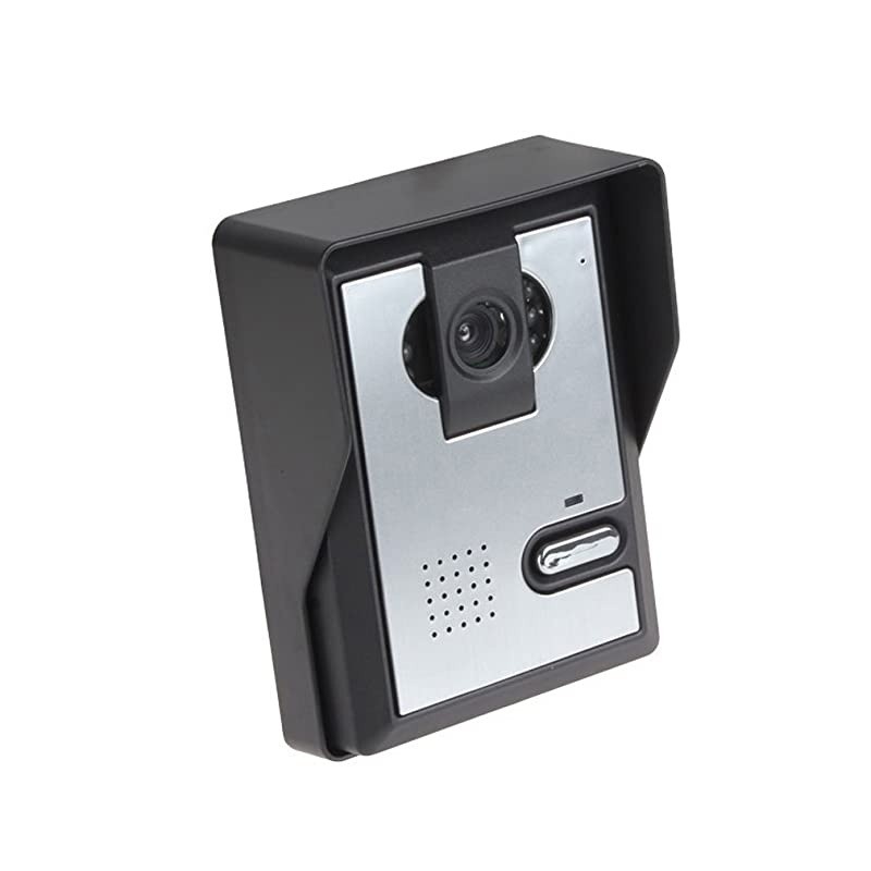 Video Door Phone System 43 Inches Clear LCD Monitor Wired Video Intercom Doorbell Kits IR Night Vision Camera Door Intercom Doorphone Telephone style for Home Improvement