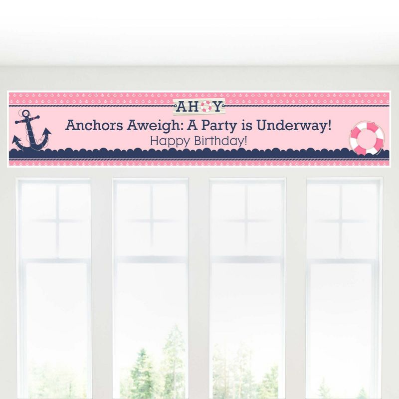 Big Dot of Happiness Two Much Fun - Boy - 2nd Happy Birthday Decorations Party Banner