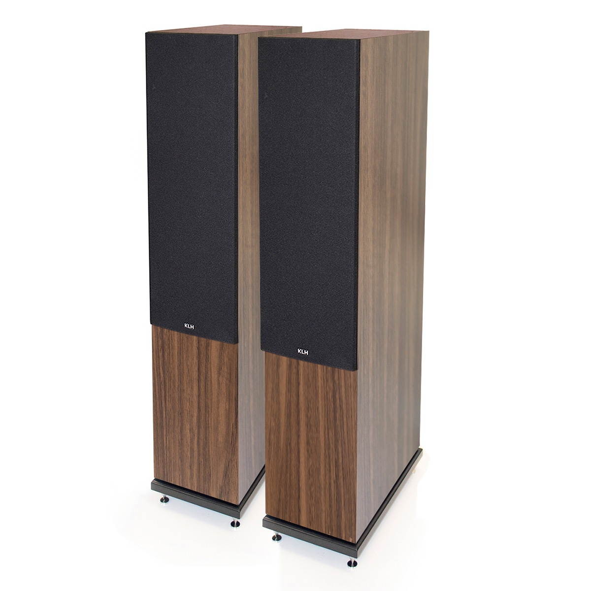 KLH Concord 2-Way Floor Standing Speakers - Pair (European Walnut)