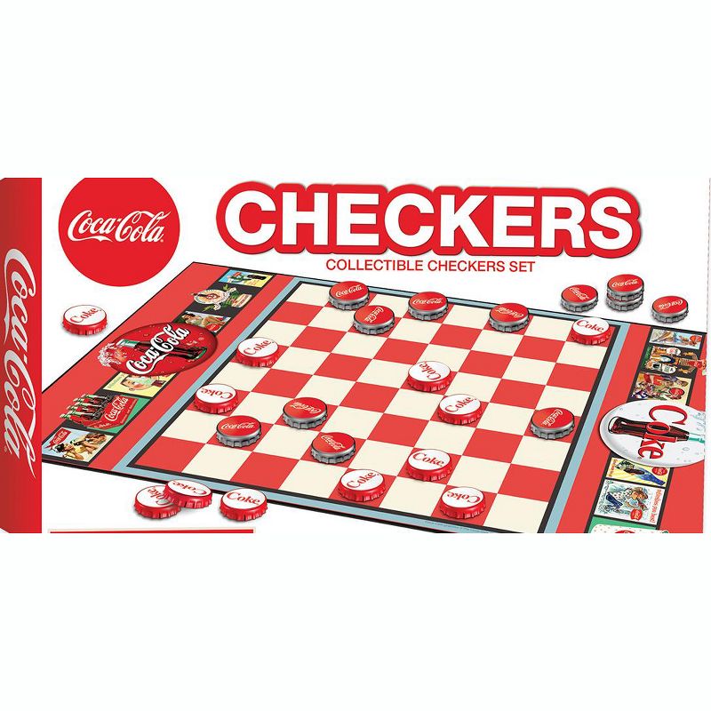 MasterPieces Coca-Cola Checkers Board Game