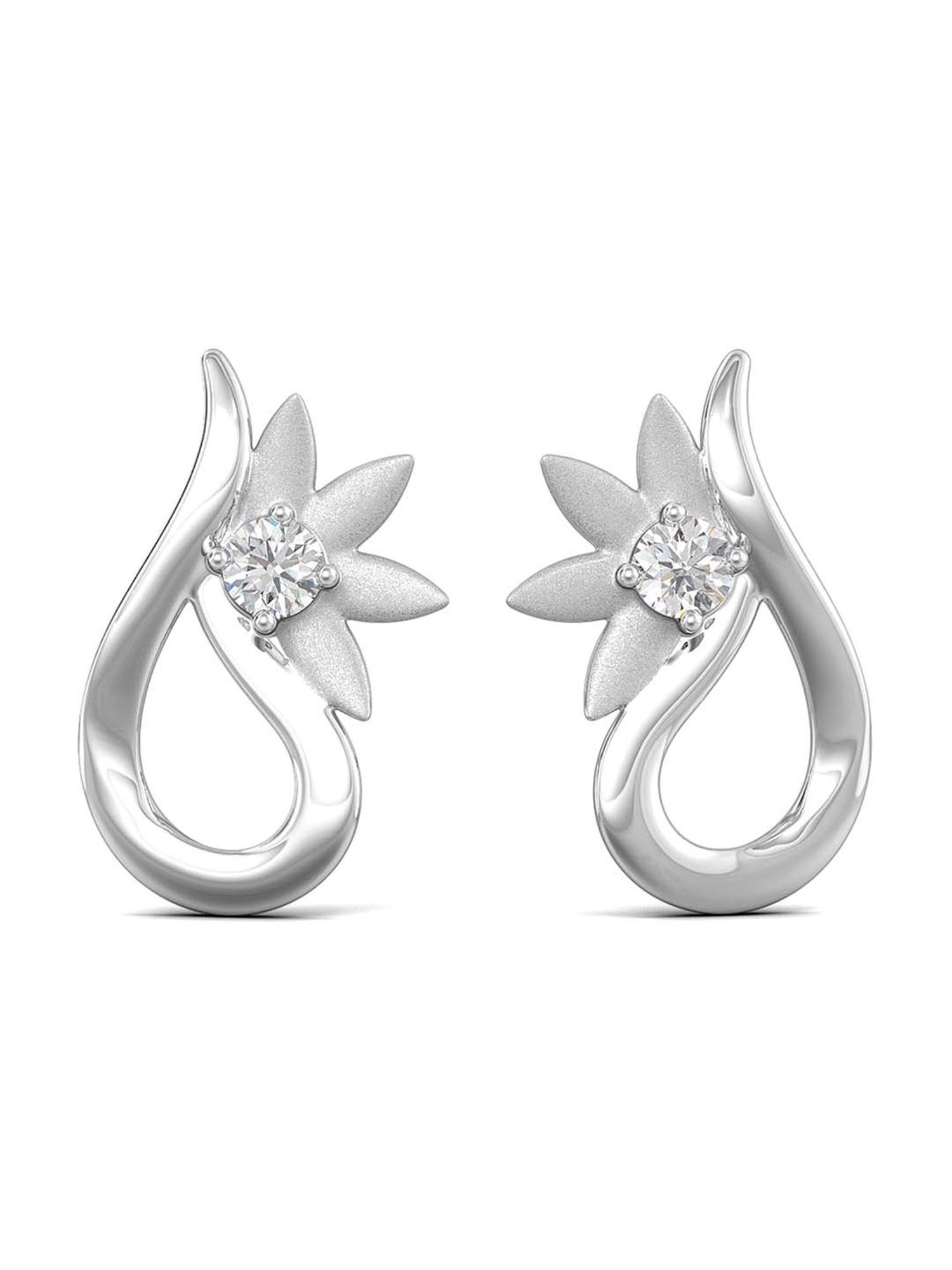 Joyalukkas 950 Platinum & Diamond Earrings for Women