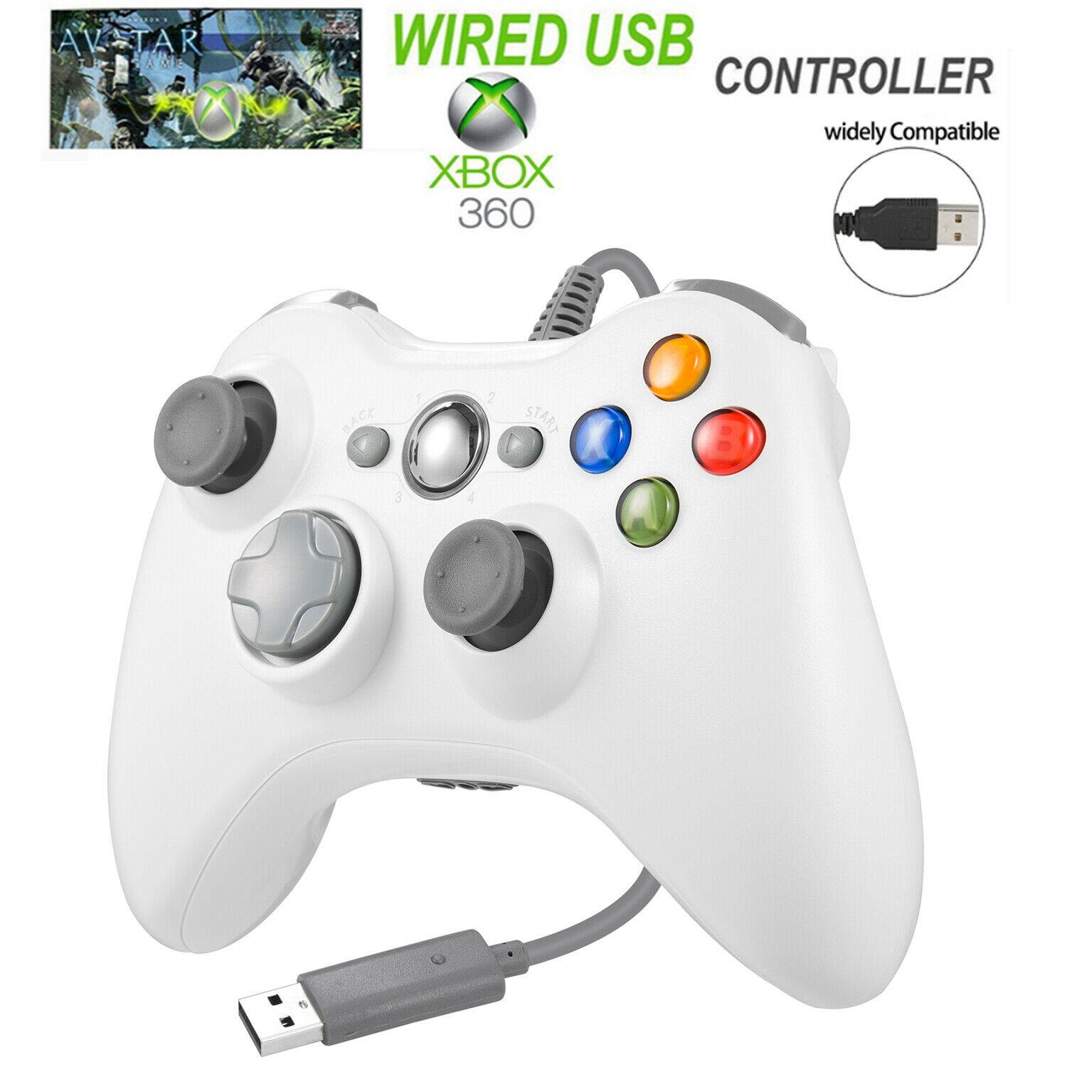 ABLEGRID 4800 mAh Rechargeable Remote Controller Battery Pack for Xbox 360