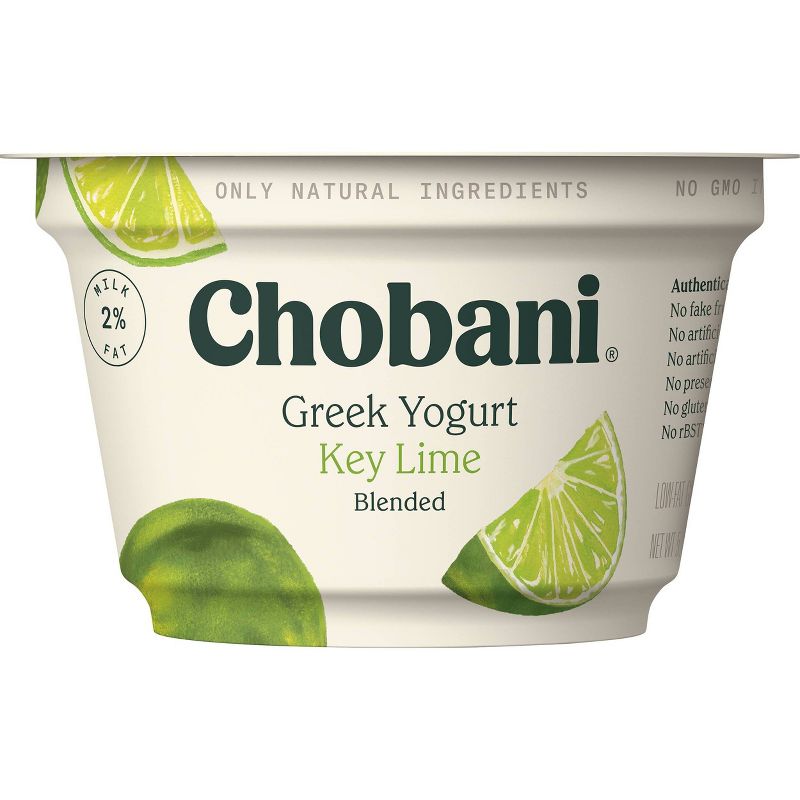 Chobani Key Lime Blended Low Fat Greek Yogurt - 5.3oz