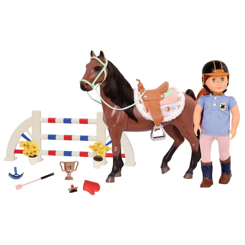 Our Generation Deluxe Riding Accessory for 18" Dolls - Equestrian Style Set