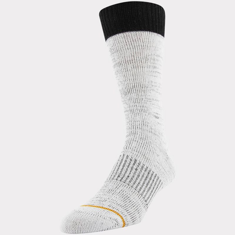 Signature Gold by GOLDTOE Men's Native Nomad Crew Double Faced Socks 2pk - Black 6-12.5