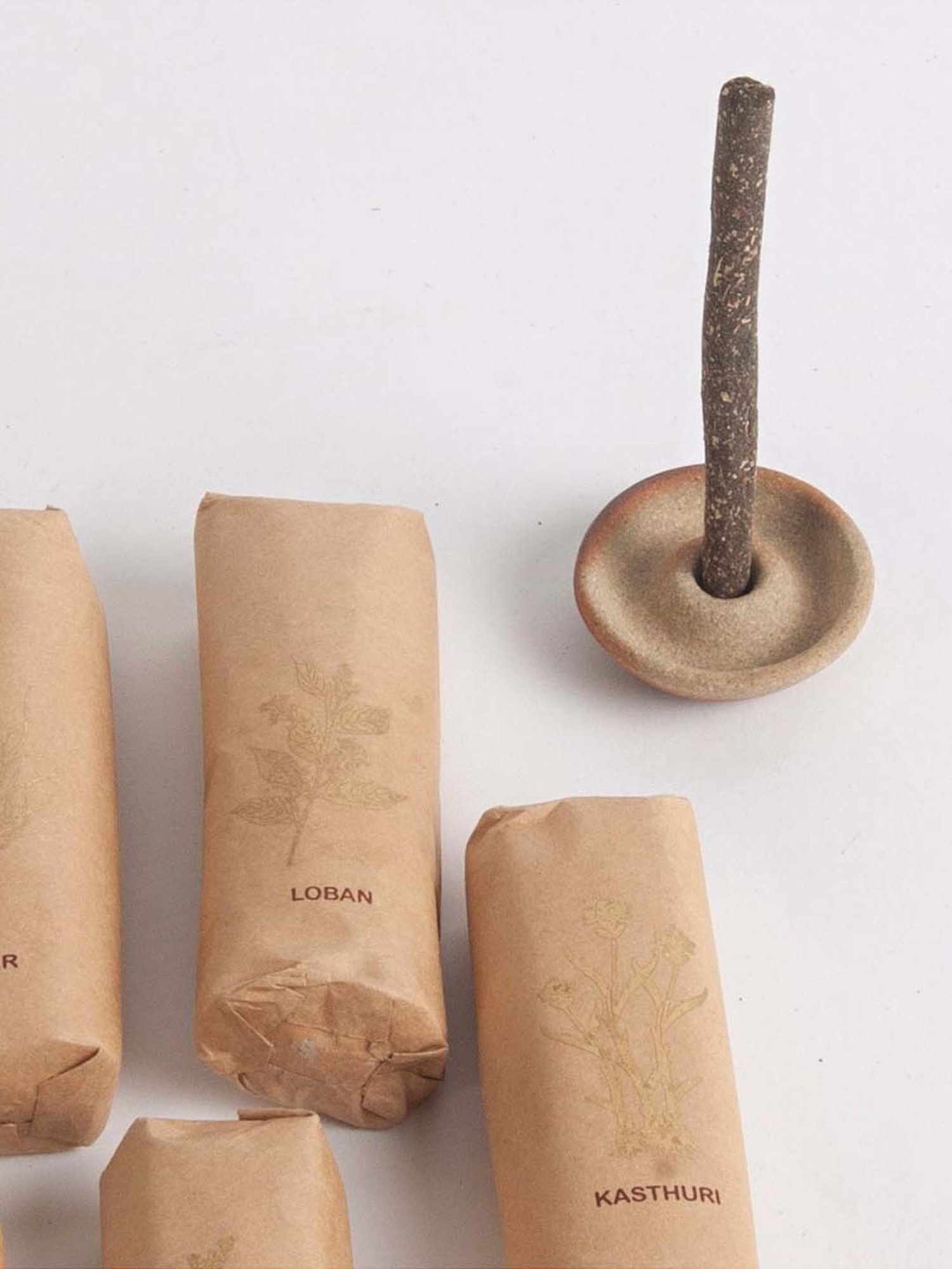 Fabindia Home Standalone Brown Wood Incense Dhoops - Set of 51