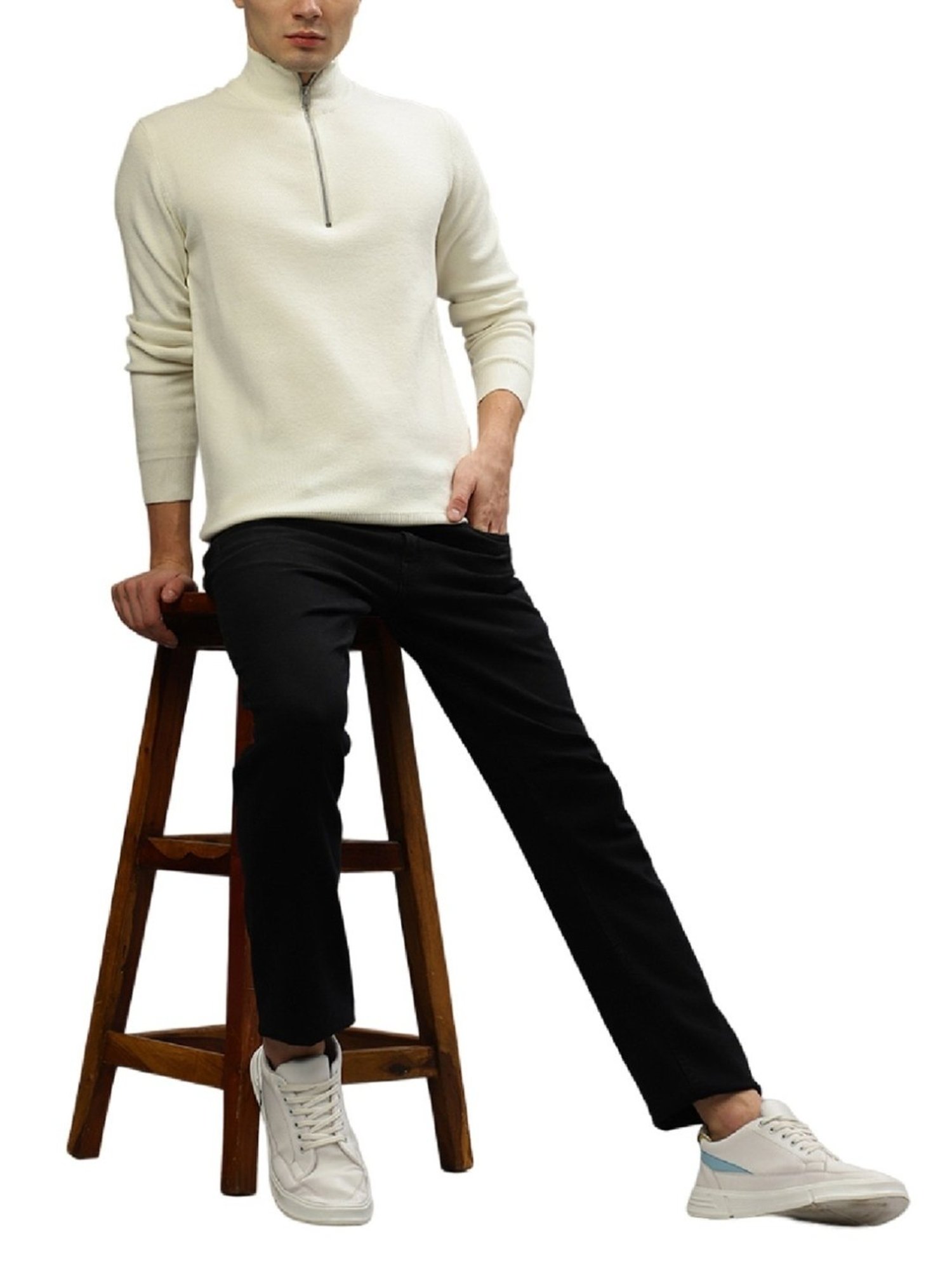 Lindbergh Beige Regular Fit Sweater